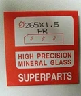 Quality Watch Glass Mineral Crystal Face Flat Round 1.5mm Thick Ø 16.1mm to 40mm
