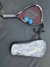 Racquetball Set Ektelon 1100 Power, Safety Glasses, 2 Balls, Case - Used