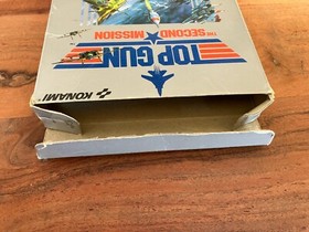 Nintendo NES Top Gun Second Mission Spiel Modul mit Schuber H&uuml;lle Anleitung USA