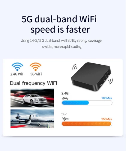 MXQ Pro 4K 5G Ultra HD 64Bit Wifi Android 10 Quad Core Smart TV Box Media Player - Picture 8 of 12