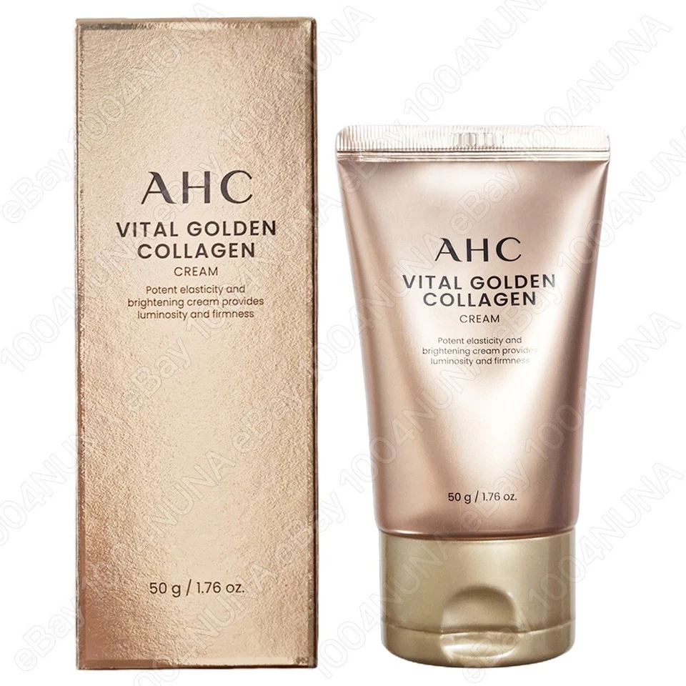 AHC Vital Golden Collagen Cream 50g 2P Anti Wrinkle Nourishing Skin Care Korean - Image 2 of 3
