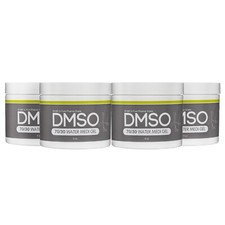 DMSO 70/30 Gel 4 oz. 4 pack Jar w/ Distilled Water 99.995 Dimethyl Sulfoxide