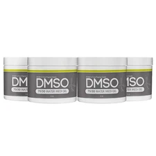 DMSO 70/30 Gel 4 oz. 4 pack Jar  w/ Distilled Water 99.995% Dimethyl Sulfoxide