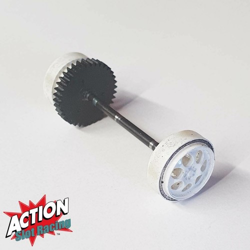 Scalextric 1:32 Mini Cooper Hinterachse & weiße Räder