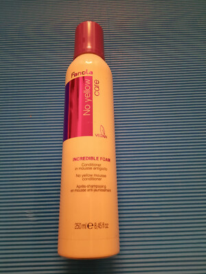 FANOLA NO YELLOW Incredible Foam Schaum-Conditioner für blondes Haar 250ml
