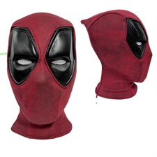 IN US Marvel Deadpool Headgear Halloween Cosplay Full Face Mask Helmet Gifts