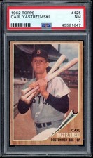 1962 Topps Baseball #425 Carl Yastrzemski PSA 7
