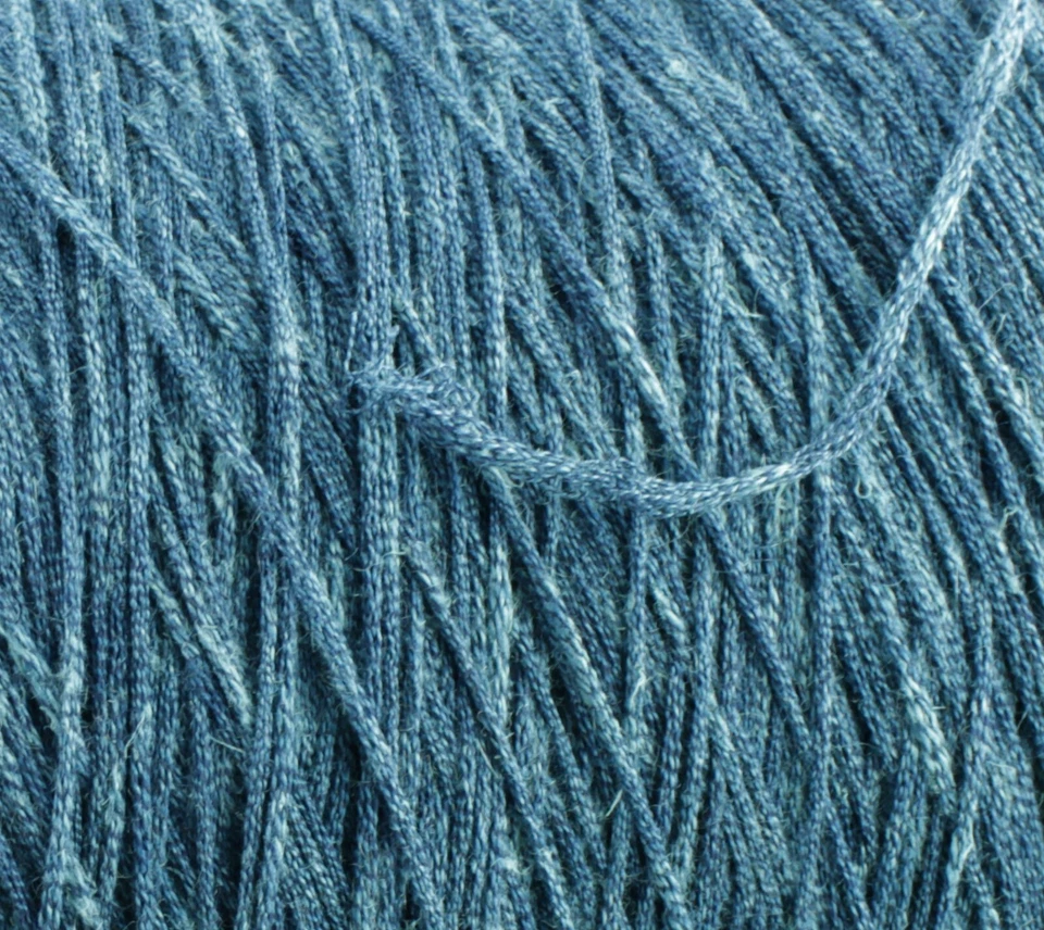 67€/kg 100g FETTUCCIA LALISE jeans 71%Merino 15%Seide 14%Leinen 320m/100g - Bild 2 von 2