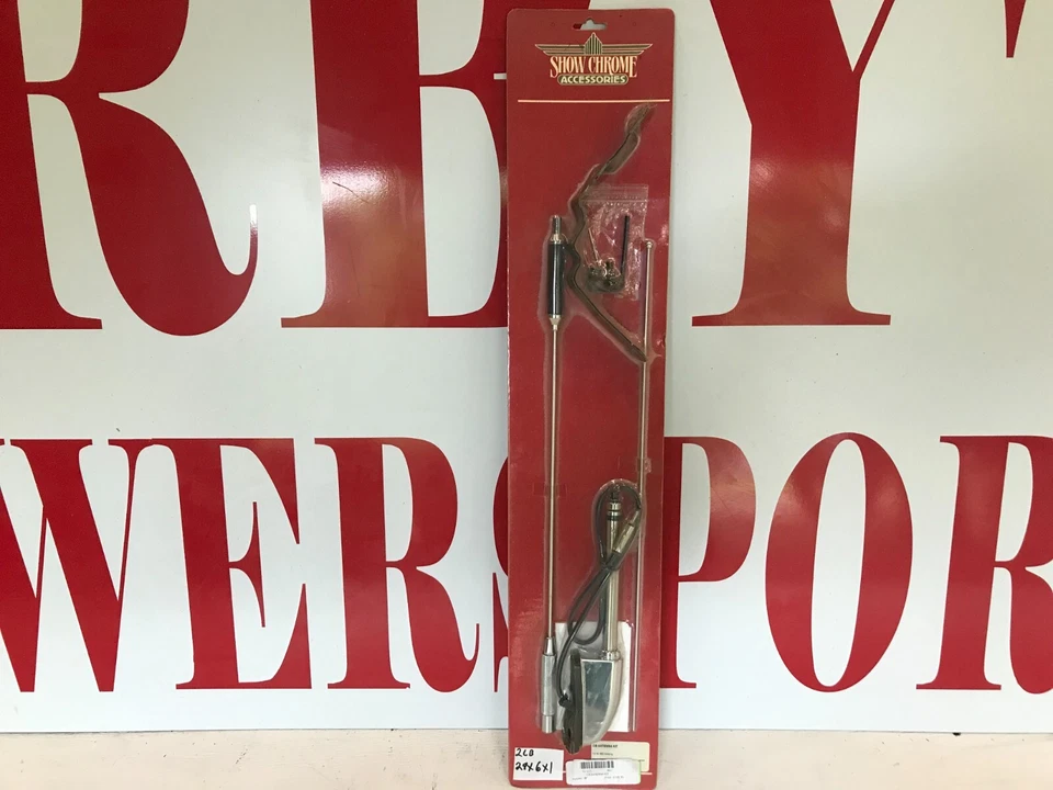 H6E Show Chrome Accessories CB Antenna Kit 52-657 - Image 3 of 4