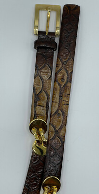 WCM Snake Italian Leather Wide Belt L45.5\
