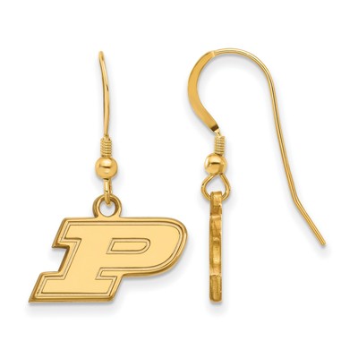 Purdue Boilermakers Motion P Logo hängende Ohrringe vergoldet versilbert