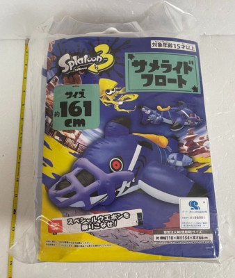 Splatoon Inflatable Shark Splatoon 3 Shark Ride Float Beach Pool 110×154×66cm Nintendo Japan ...