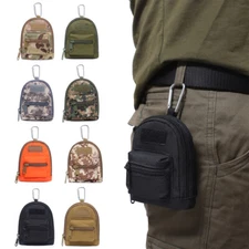 Tactical MOLLE Coin Purse Pouch Nylon Waist Bag for Men Outdoor Accessory Pouch