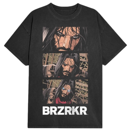 Brzrkr 3 Panel Official Mineral Wash Official Men's Graphic T-Shirt