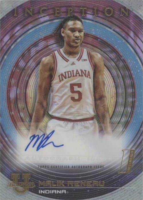 2022-23 Bowman Inception University - Malik Reneau #BIA-MR - 1 of 2