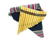 Professional Ramos panflute 15 pipes with case