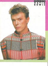 DAVID BOWIE dazzling cardie magazine PHOTO/ Poster/clipping 11x8 inches