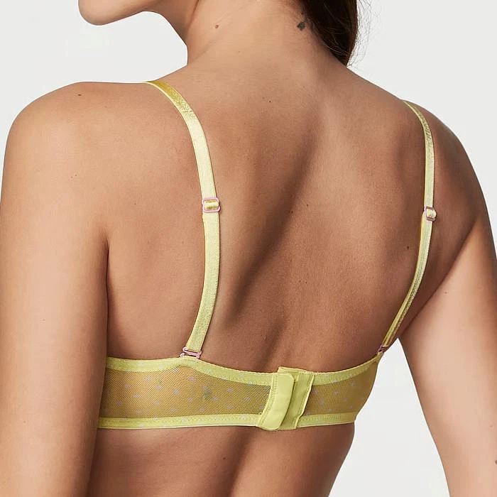 Sexy Camiseta Victoria's Secret Sin Forro Encaje Sin Tirantes con Tirantes Sujetador 32D *Lima* NUEVA Foto 3 de 3