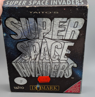 Super Space Invaders , TAITO, C64, BIG BOX, DISK Version, Commodore, 80er, C64