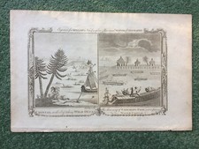 18th C engraving Chinese method of taking Wild Ducks M Rennoldson ,for GH Millar