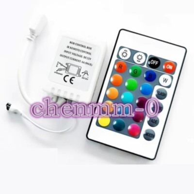 1PCS 12V controller Infrared 24-key RGB 3528 5050 module IR44 remote control#YT