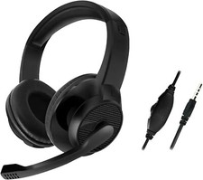 YSAMAX Gaming Headphones With Mic Headset, 3.5MM Wired Headband, Detachable