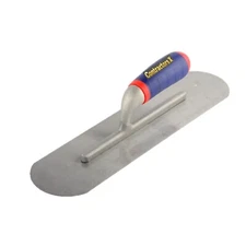 4" x 14" Swimming Pool Trowel - Concrete Trowel - Rounded Trowel w/ TPR Handle