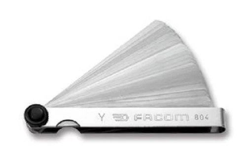 Facom 804 19 Blade Metric Feeler Gauge 100mm Long 0.04-1.0mm