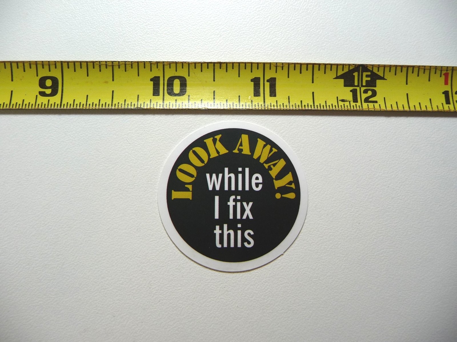 Peel & Stick Decal for Job Profession - Easy Fix