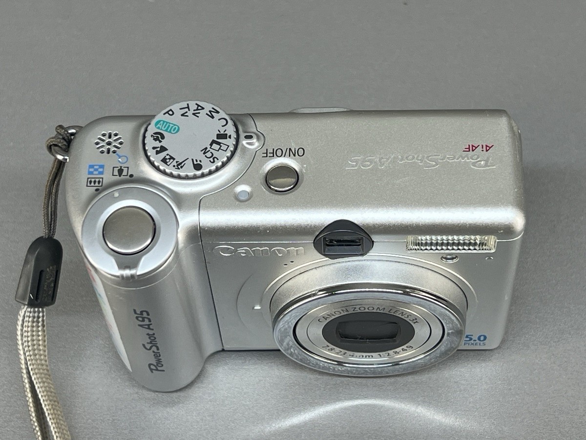 Canon PowerShot A95 Digital Camera 5 MP - Parts Or Repair Only | eBay