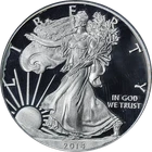 2014-W Silver American Eagle $1 PCGS PR70 DCAM First Strike Flag Label