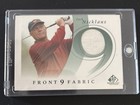 2002 Upper Deck SP Game Used JACK NICKLAUS Tournament Worn Shirt Front 9 Fabric