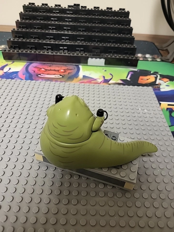乐高 Jubba the Hutt Minifig 星球大战橄榄绿宫殿 (75020 75287 98112) — 第 2/4 张图片