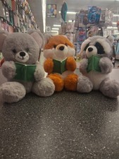 Aurora Lot 3 8 Carol Mouse Ramble Raccoon Melody Fox Plush Set Stuffed Animal