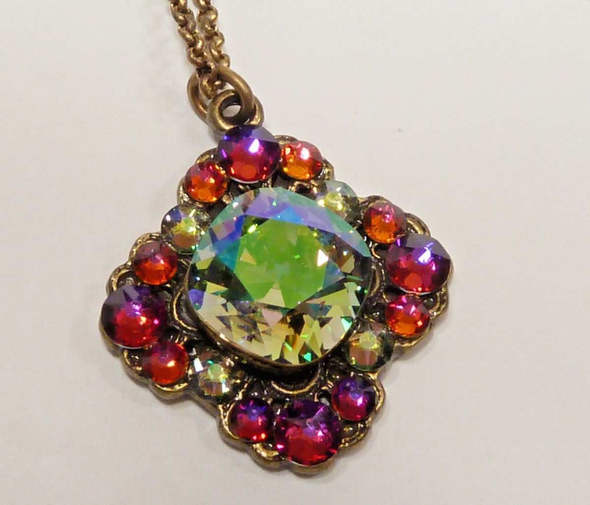 (B8) Anne Koplik Designs Shimmering Iridescent Necklace