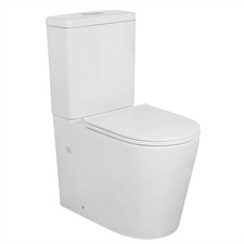 Back to Wall Tornado Dual Flush Toilet Suite Soft Close Seat (oz wide delivery)