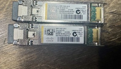 CISCO SFP-10G-LR-S SFP 10GBase SFP+ 1310nm Transceiver module 10-3107-01 hologra