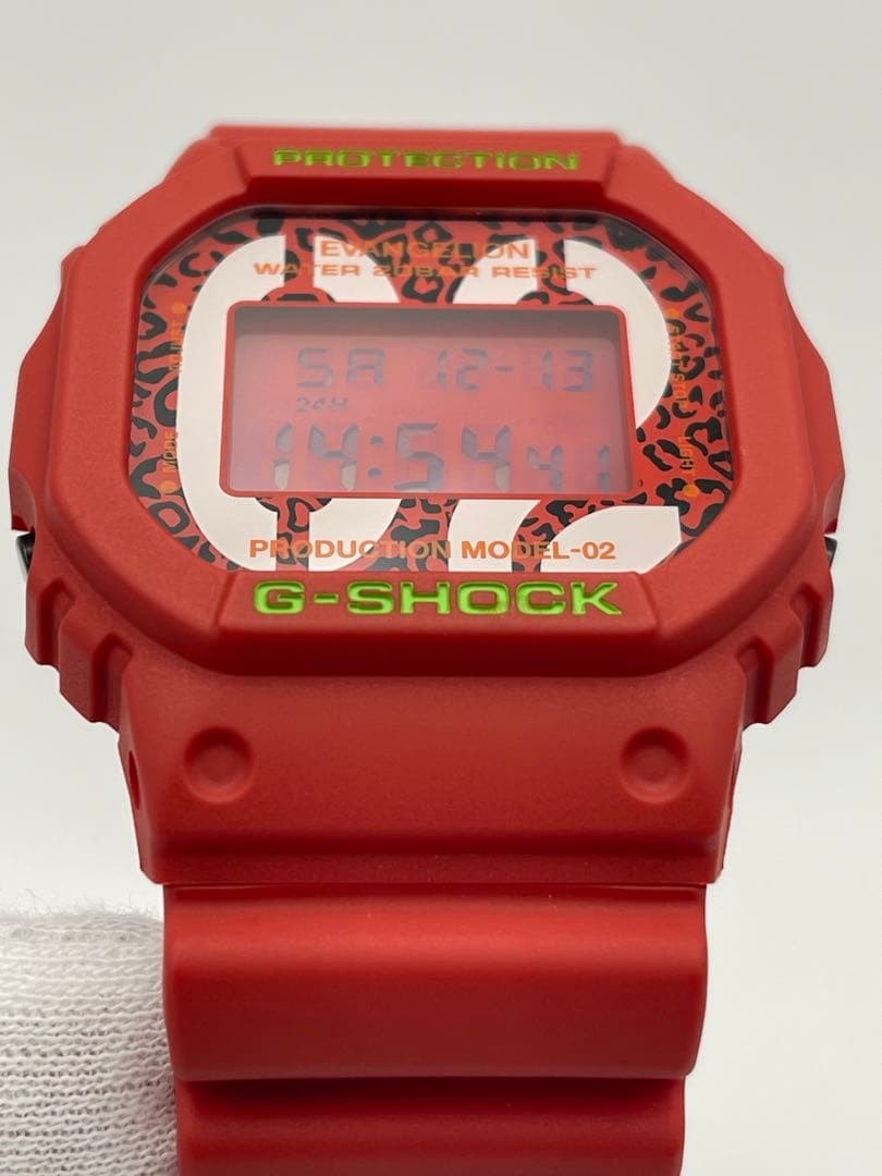 Neon Genesis Evangelion Asuka Watch G-shock Casio Red Eva-02 for
