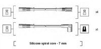 Magneti Marelli ZüNdleitungssatz 941095470590 FüR Fiat UNO Panda Tipo Y10 Lancia