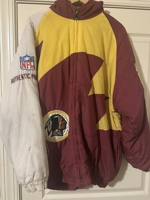 Vintage 90s Logo Athletic Washington Redskins  Sharktooth Jacket Mens L Pro Line