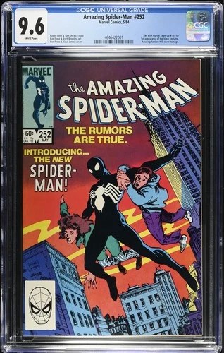 Amazing Spider-Man #252 CGC 9.6 Incredible Book! 1st Appearance of Black Costume
