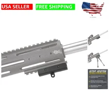 Lightweight Aluminum Bipod Adapter - TackDriver Filled Shooting Bag Solution