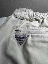 Columbia Men's Khaki" Cargo Multi Use Shorts Lined Size L Fishing Hiking Outdoor