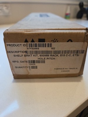New CIENA / NORTEL OM6500 SHELF BRKT KIT, 600MM RACK, 515 C-C, ETSI HOLE PITCH