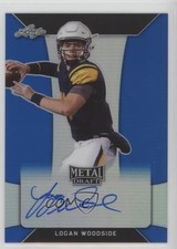 2018 Leaf Metal Draft Blue 34/35 Logan Woodside #BA-LW1 Auto 0q1p