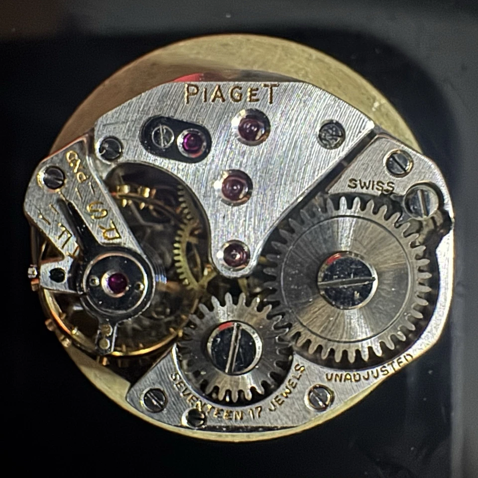 Piaget 17 Jewels Unadjusted Mechanical Movement Dial & Hands - Image 2 of 4
