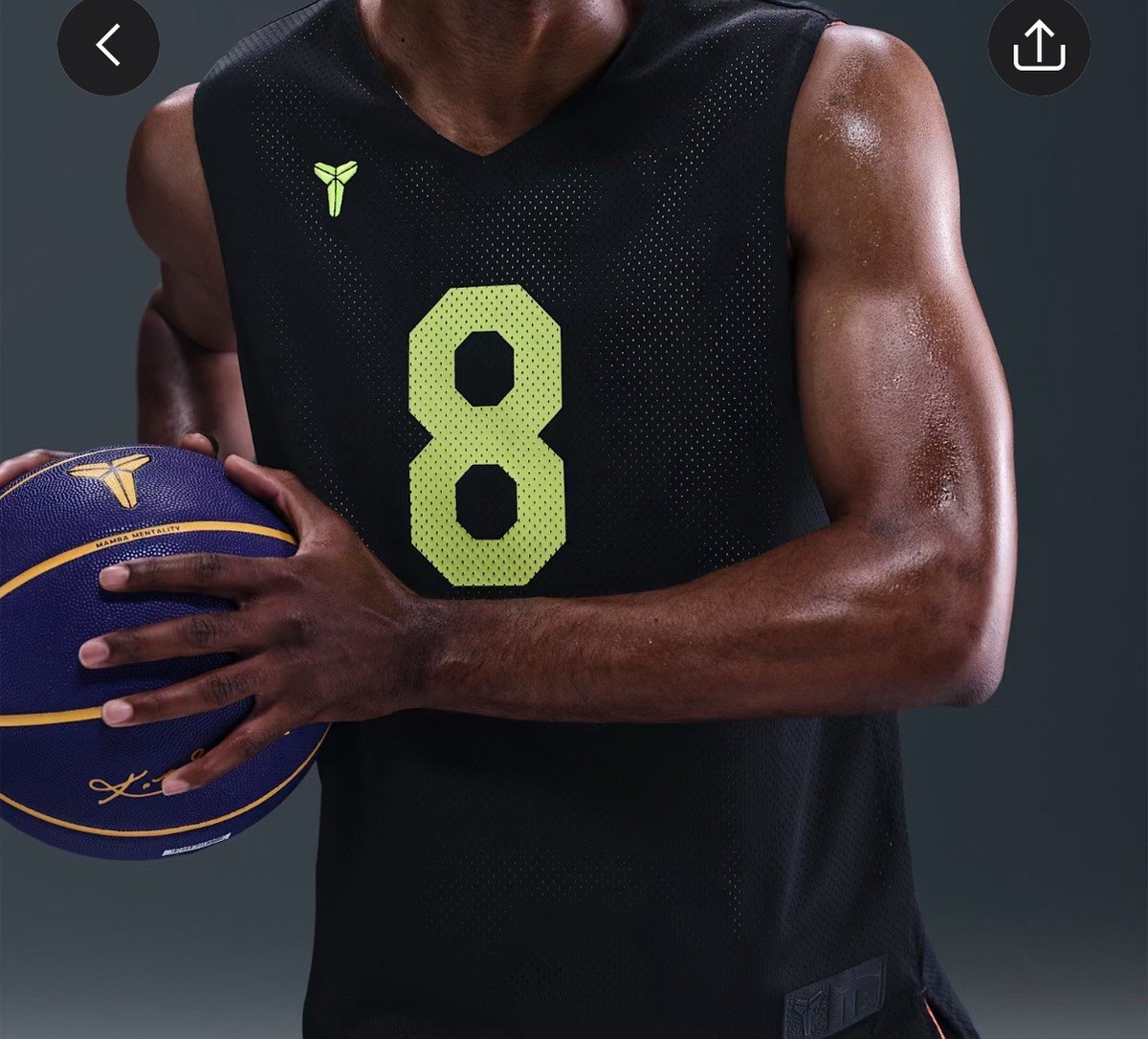 KOBE Nike Dri-FIT Reversible Jersey MENS Size S-XXL HJ4207
