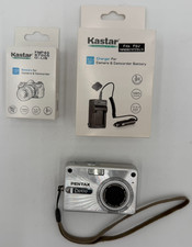 Pentax Optio S5Z 5.0MP Digital Camera Silver New Battery Charger - Tested