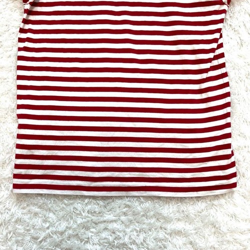 Camiseta Comme des Garcons PLAY CDG Corazón Rojo Blanco Rayas Manga Larga L - Imagen 8 de 11