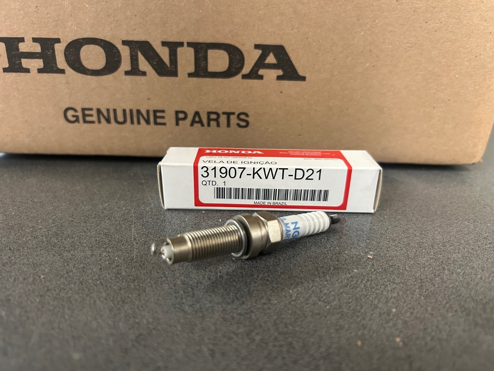 HONDA CRF300F 2026 OEM NGK SPARK PLUG SILMAR7D9DS #31907-KWT-D21 NEW OEM PART